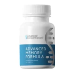 Professional using Advanced Memory Formula for focus and concentration during work and study sessions.
